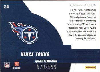 2010 Donruss Elite - Series Red #24 Vince Young  Back