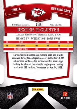2010 Donruss Elite - Status #146 Dexter McCluster Back
