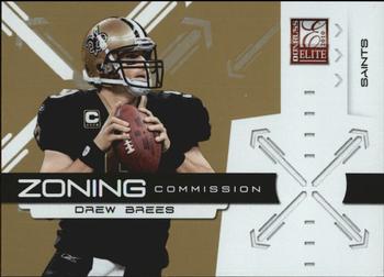2010 Donruss Elite - Zoning Commission Gold #3 Drew Brees  Front