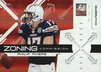 2010 Donruss Elite - Zoning Commission Red #13 Philip Rivers  Front