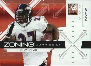 2010 Donruss Elite - Zoning Commission Red #14 Ray Rice  Front