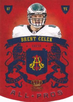2010 Panini Crown Royale - All Pros #3 Brent Celek  Front