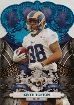 2010 Panini Crown Royale - Blue #117 Keith Toston Front