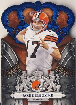 2010 Panini Crown Royale - Blue #23 Jake Delhomme Front