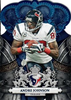 2010 Panini Crown Royale - Blue #39 Andre Johnson Front