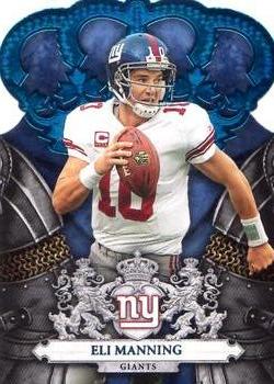 2010 Panini Crown Royale - Blue #65 Eli Manning Front