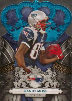 2010 Panini Crown Royale - Blue #58 Randy Moss Front
