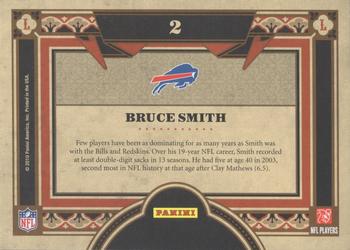 2010 Panini Crown Royale - Living Legends #2 Bruce Smith  Back