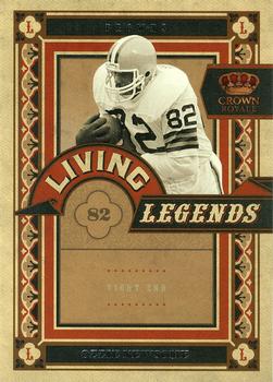 2010 Panini Crown Royale - Living Legends #20 Ozzie Newsome  Front