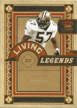 2010 Panini Crown Royale - Living Legends #23 Rickey Jackson  Front