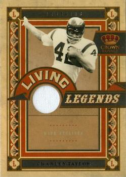 2010 Panini Crown Royale - Living Legends Materials #3 Charley Taylor Front