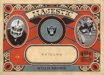 2010 Panini Crown Royale - Majestic #37 Willie Brown  Front