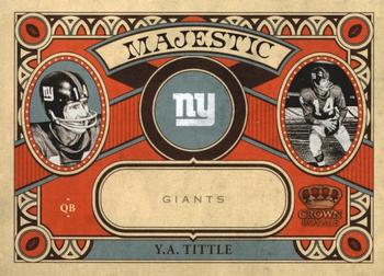 2010 Panini Crown Royale - Majestic #40 Y.A. Tittle  Front