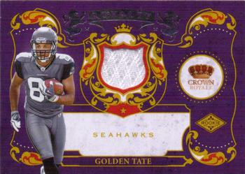 2010 Panini Crown Royale - Rookie Royalty Materials #5 Golden Tate  Front