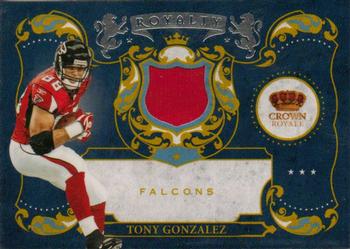 2010 Panini Crown Royale - Royalty Materials #12 Tony Gonzalez Front