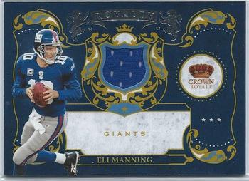 2010 Panini Crown Royale - Royalty Materials #19 Eli Manning Front
