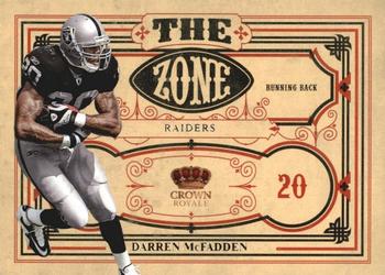 2010 Panini Crown Royale - The Zone #4 Darren McFadden  Front