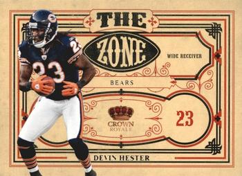 2010 Panini Crown Royale - The Zone #6 Devin Hester  Front