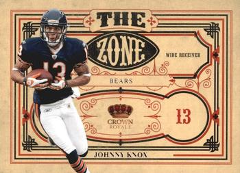 2010 Panini Crown Royale - The Zone #8 Johnny Knox  Front