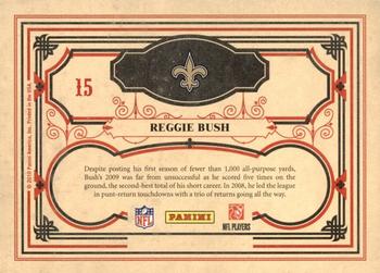2010 Panini Crown Royale - The Zone #15 Reggie Bush  Back