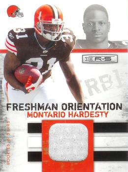 2010 Panini Rookies & Stars - Freshman Orientation Materials Jerseys #6 Montario Hardesty  Front