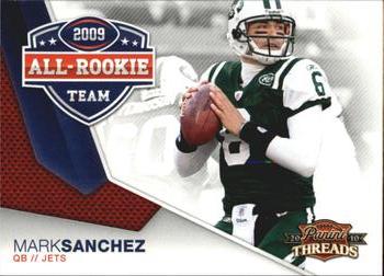 2010 Panini Threads - 2009 All Rookie Team #1 Mark Sanchez  Front