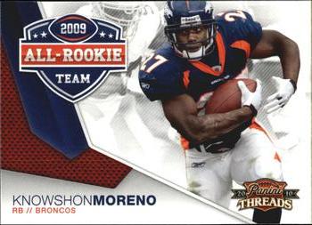 2010 Panini Threads - 2009 All Rookie Team #2 Knowshon Moreno  Front