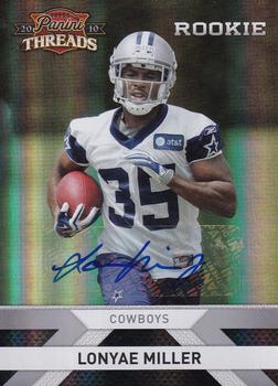 2010 Panini Threads - Autographs Silver #259 Lonyae Miller Front