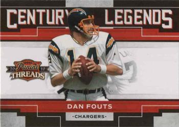 2010 Panini Threads - Century Legends #15 Dan Fouts  Front