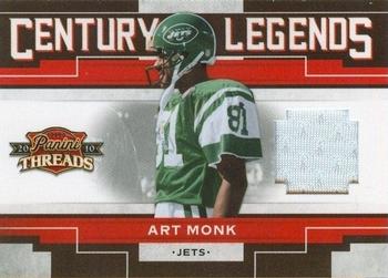 2010 Panini Threads - Century Legends Materials #2 Art Monk Front