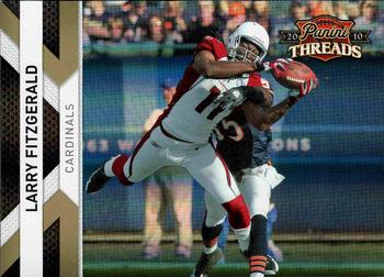 2010 Panini Threads - Gold Holofoil #2 Larry Fitzgerald  Front