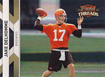2010 Panini Threads - Gold Holofoil #33 Jake Delhomme  Front