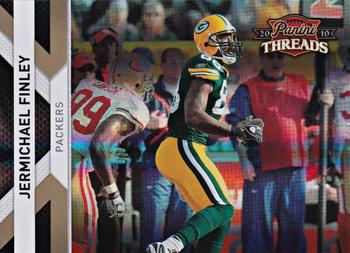 2010 Panini Threads - Gold Holofoil #53 Jermichael Finley  Front