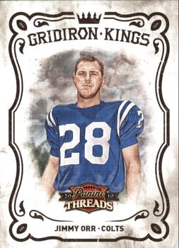 2010 Panini Threads - Gridiron Kings #5 Jimmy Orr  Front