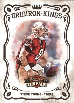 2010 Panini Threads - Gridiron Kings #16 Steve Young  Front