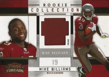 2010 Panini Threads - Rookie Collection Materials Prime #26 Mike Williams  Front
