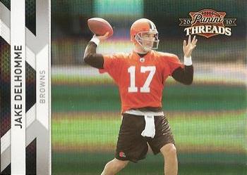 2010 Panini Threads - Silver Holofoil #33 Jake Delhomme  Front