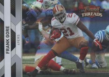 2010 Panini Threads - Silver Holofoil #125 Frank Gore  Front