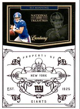 2010 Playoff National Treasures - Century Gold #98 Eli Manning  Front