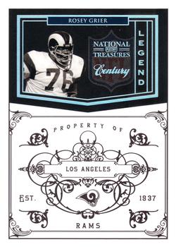 2010 Playoff National Treasures - Century Silver #199 Roosevelt Grier  Front
