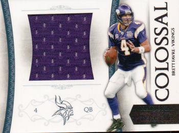 2010 Playoff National Treasures - Colossal Materials #10 Brett Favre Front
