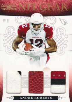 2010 Playoff National Treasures - NFL Gear Triple Prime #10 Andre Roberts  Front