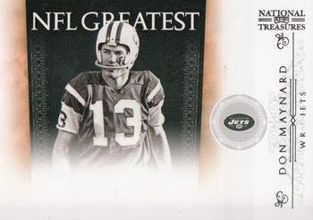 2010 Playoff National Treasures - NFL Greatest #26 Don Maynard  Front