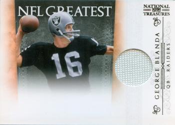 2010 Playoff National Treasures - NFL Greatest Materials #6 George Blanda Front