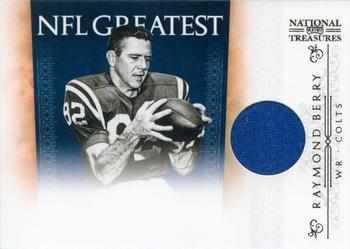 2010 Playoff National Treasures - NFL Greatest Materials #16 Raymond Berry Front