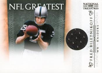 2010 Playoff National Treasures - NFL Greatest Materials #29 Fred Biletnikoff Front