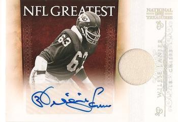 2010 Playoff National Treasures - NFL Greatest Signature Materials #11 Willie Lanier Front