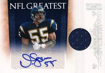 2010 Playoff National Treasures - NFL Greatest Signature Materials #20 Junior Seau Front