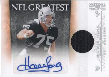 2010 Playoff National Treasures - NFL Greatest Signature Materials #30 Howie Long Front