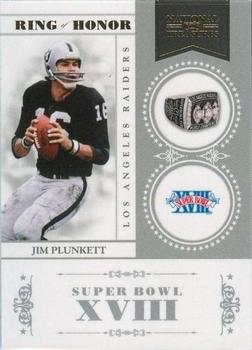 2010 Playoff National Treasures - Ring of Honor #20 Jim Plunkett  Front